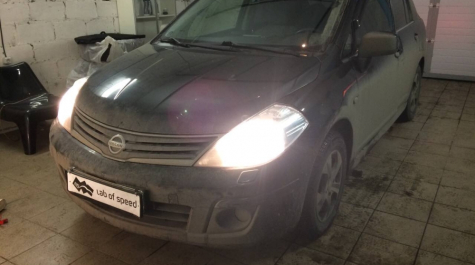 Чип тюнинг Nissan Tiida 1.6 110hp 2012 года выпуска