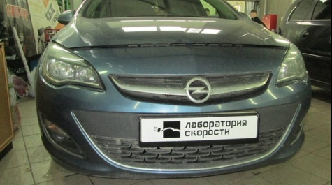 Чип-тюнинг Opel Astra J 1.6 MT 116Hp 2013 года выпуска