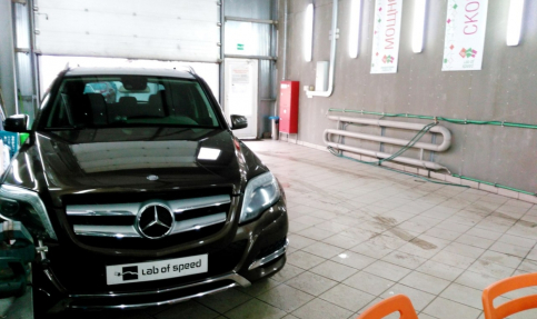 Чип тюнинг Mercedes Benz GLK 2.2CDi 170hp 2014 года выпуска