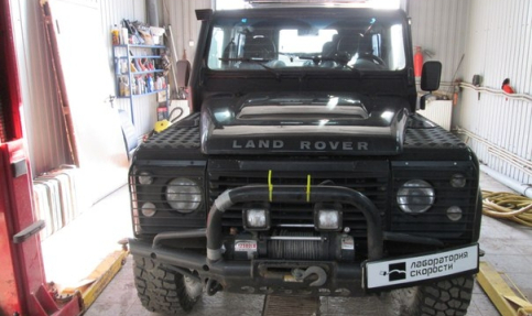 Чип-тюнинг и отключение клапана EGR на Land Rover Defender 2.4 TDCI 122hp MT 2007 года выпуска